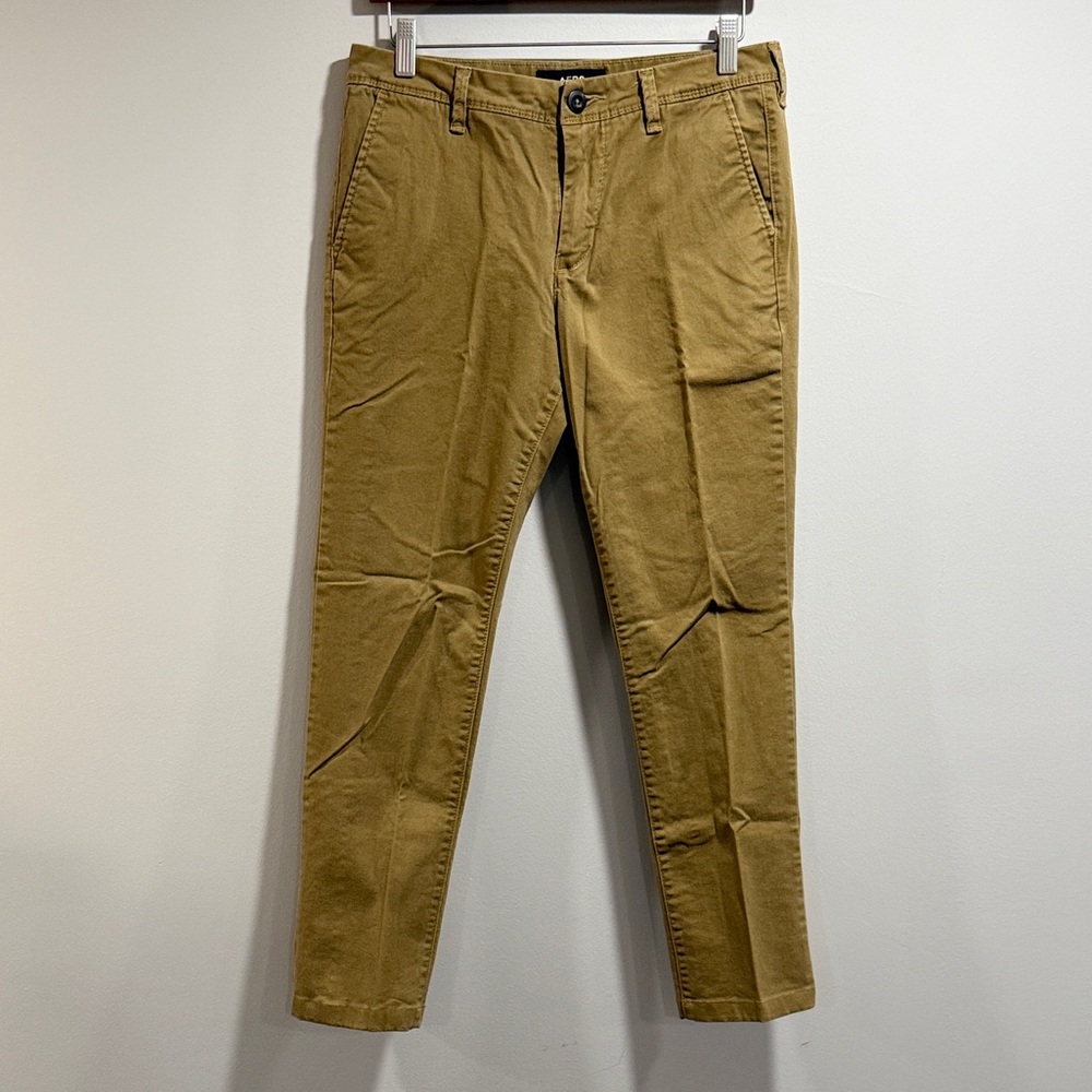 AERO‎ Men's Classic Skinny Khaki Chinos Size 29/30